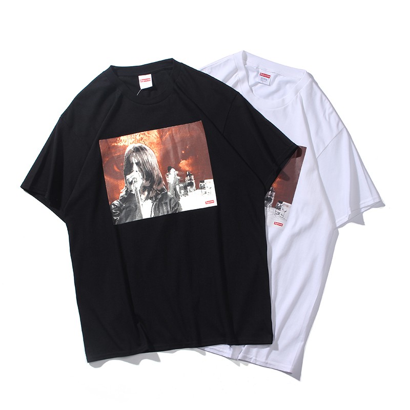 supreme print t shirt