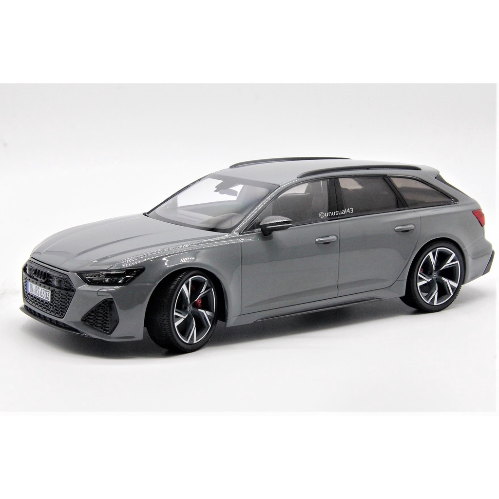 1/18 Minichamps Audi RS6 Avant Nardo Grey Dealer Box | Shopee Singapore