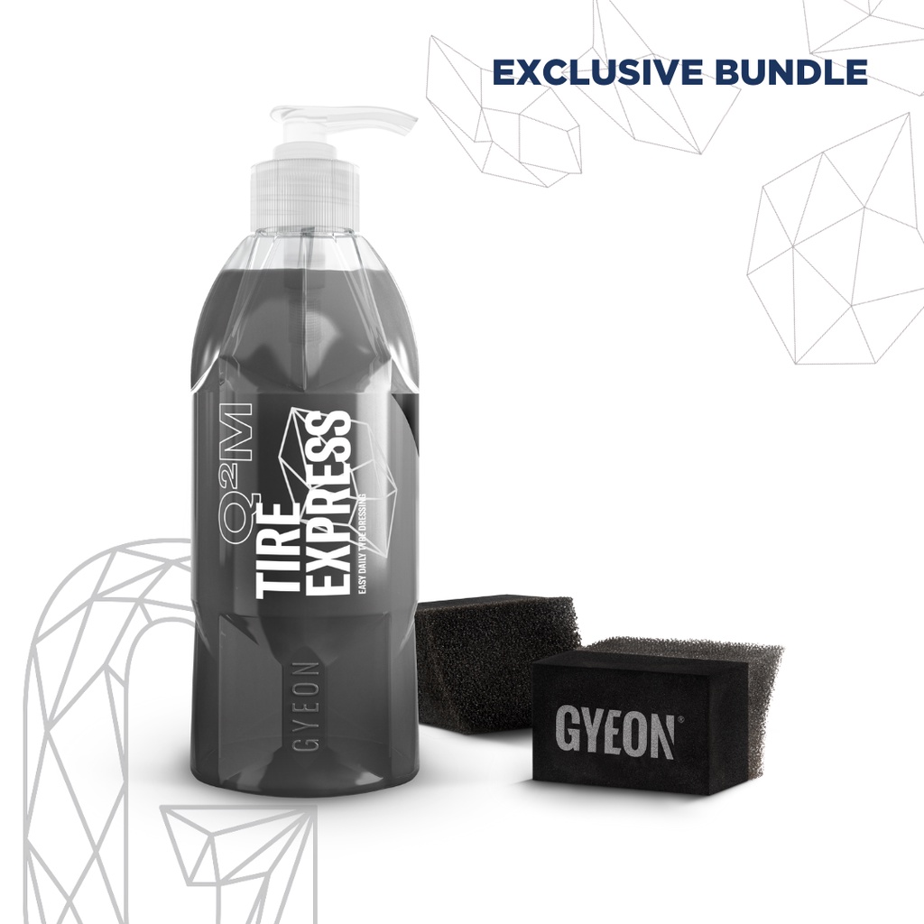 GYEON Q²M Tire Express 400ml and Q²M Tire Applicator Bundle Shopee
