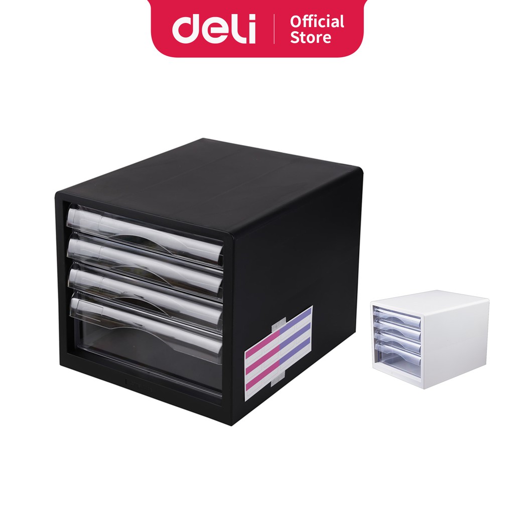 Deli Plastic 4 Drawers File E9774 Shopee Singapore
