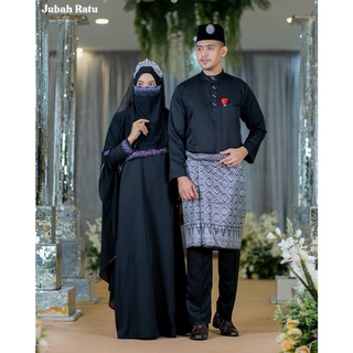 Navy Blue Mira Filzah Marriage Set Shopee Singapore