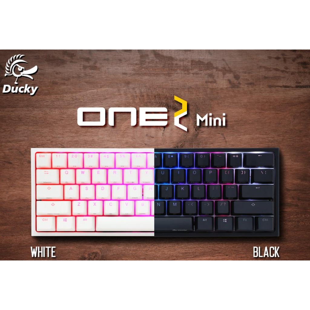 Ducky One 2 Mini Rgb Black White Double Shot Pbt Mechanical Keyboard Cherry Mx Brown Blue Red Speed S Red Shopee Singapore