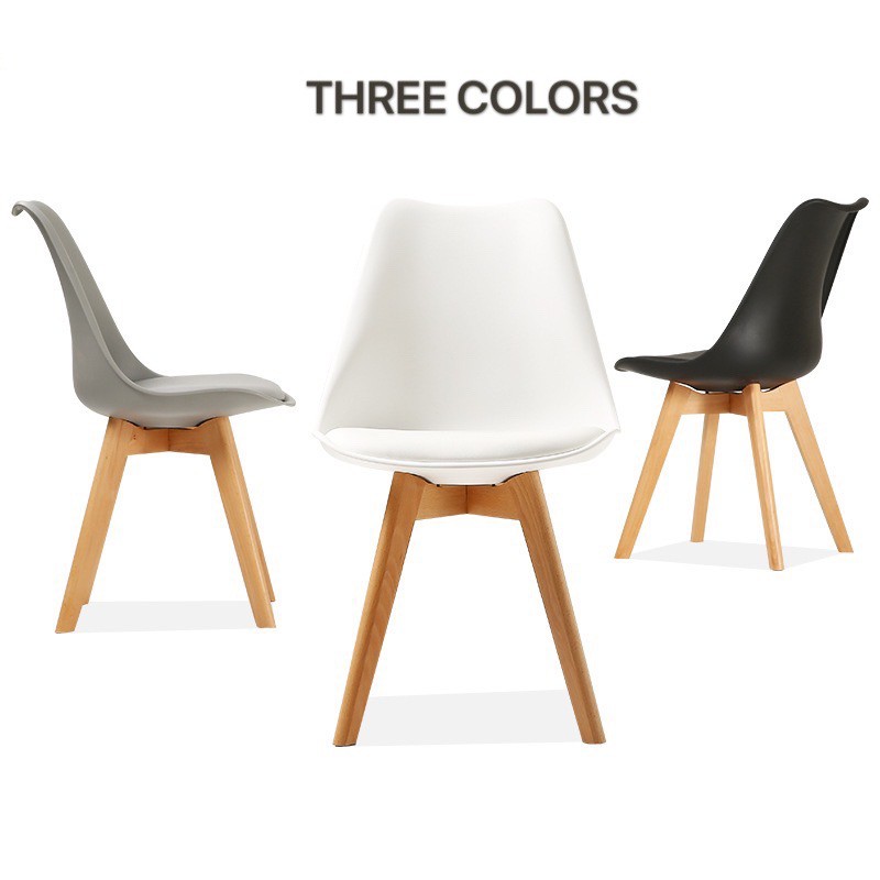 Simple Elegant Modern Europe Style PU Leather Cushioned Seat Office/Table/Dining Chair