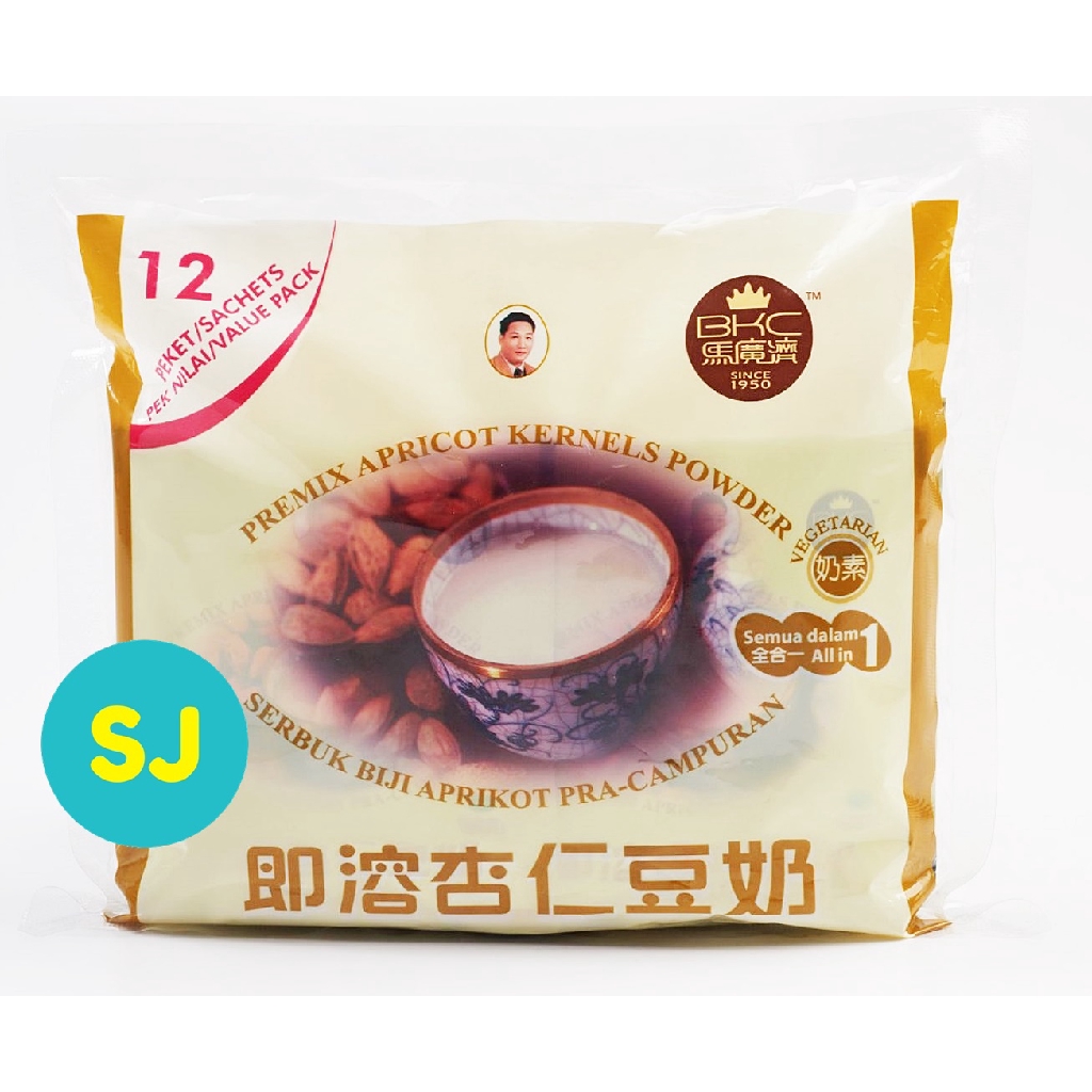 BKC Premix Apricot Kernels Powder 25gx12 sachets (Apricot Kernels