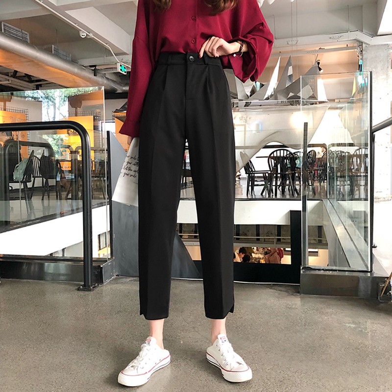 formal pants with sneakers for ladies