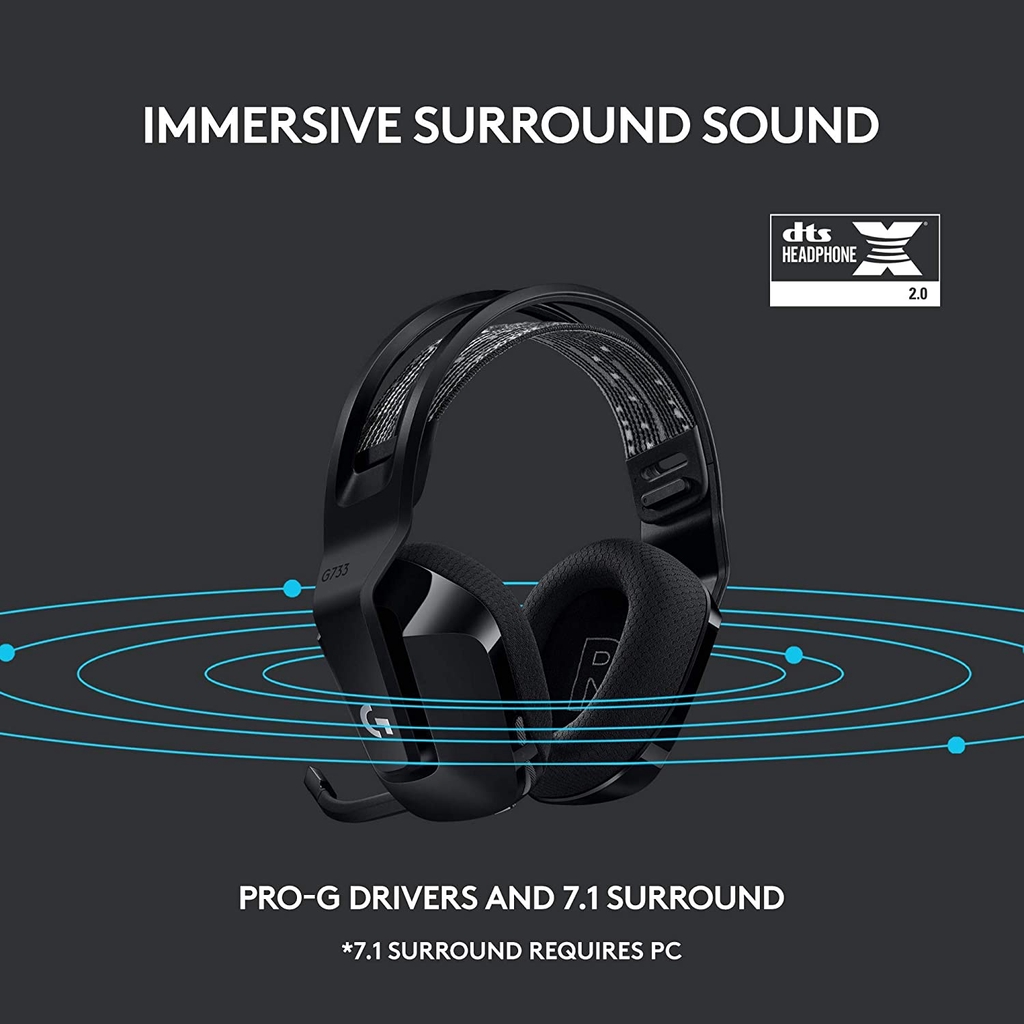 logitech g733 lightspeed wireless gaming headset