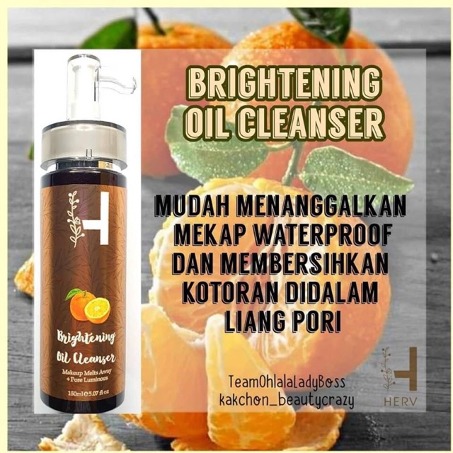 herv oil cleanser