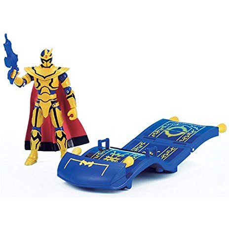 Power rangers Magiranger Mystic force Solaris Knight Figure and magic Carpet ! 