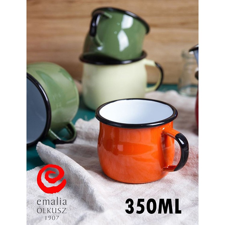 Poland EMALIA OLKUSZ Enamel Cup 350ML Century-Year Craftsmanship Made In  Popular Products Japan/Mug/Coffee Cup/Milk | Shopee Singapore