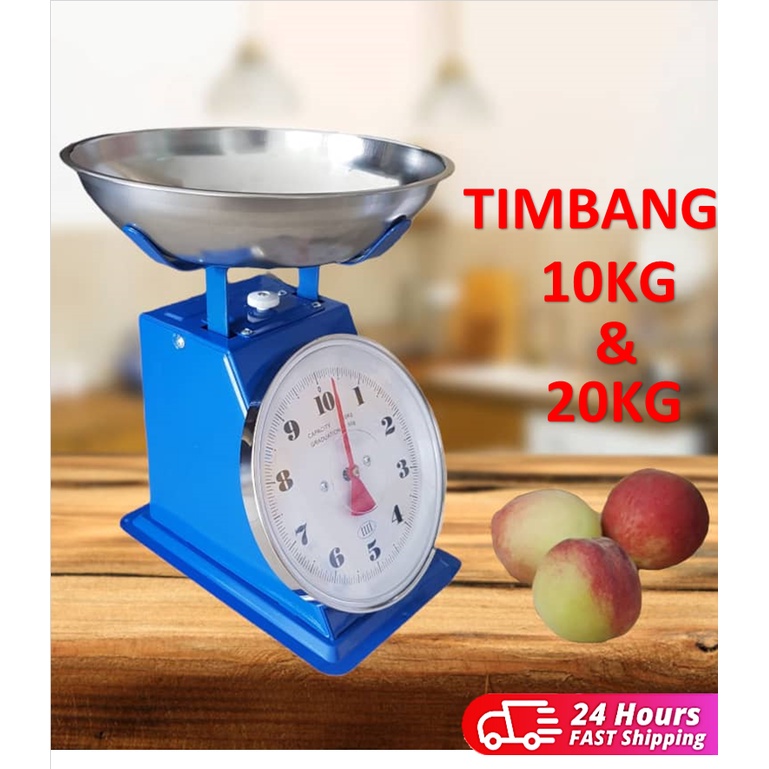 Mlk 10Kg/20Kg Measuring Analog Scale Spring Balance With Bowl ...