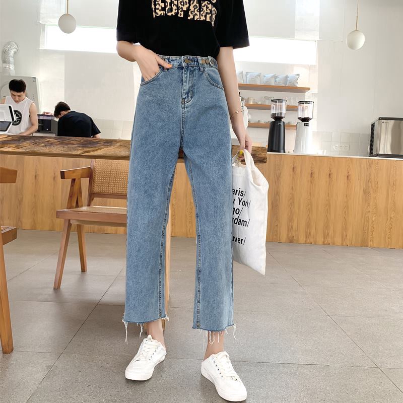 women's loose jeans boyfriend style