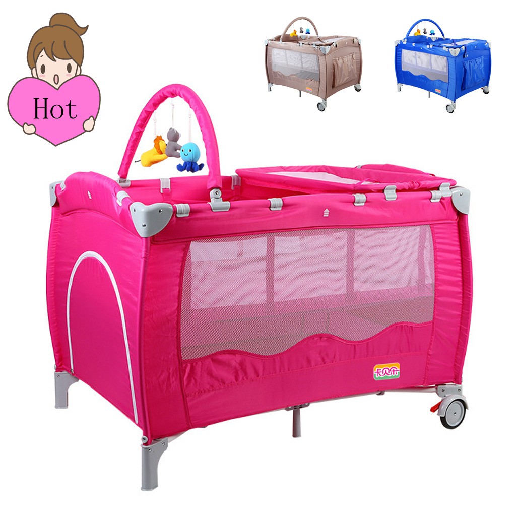 portable folding cribs