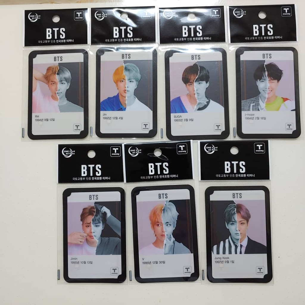 Official Bts T Money Card Answer Ver Shopee Singapore