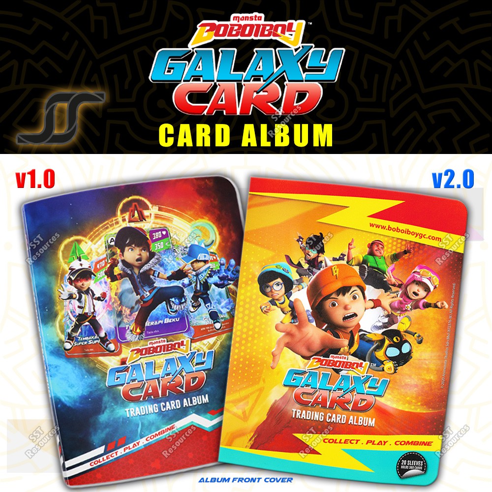 Boboiboy Galaxy Card Trading Kad Album For Pek Beyond Impak Versus Fusion Elemental Unggul Lagenda Adiwira Shopee Singapore