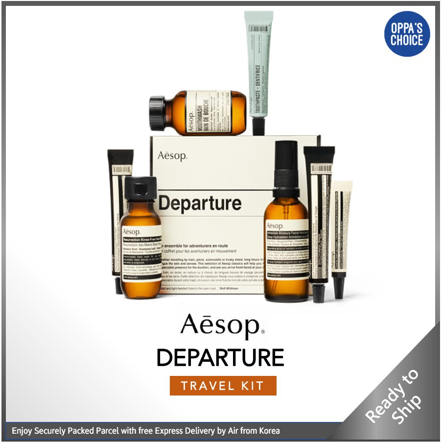 [Ready to ship] 🇰🇷 AESOP DEPARTUR KIT [OFFICIAL TRAVEL KIT