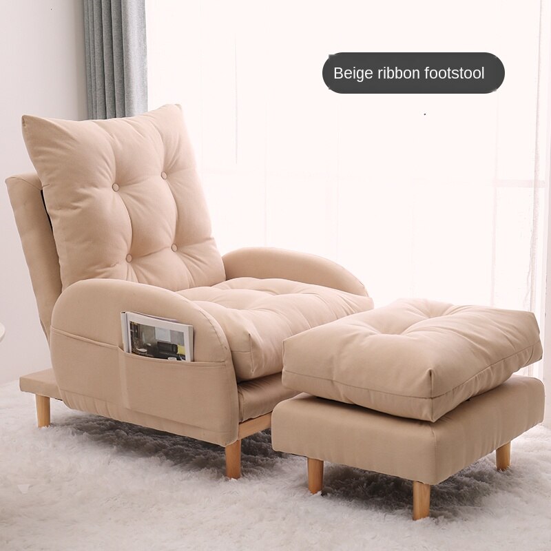 Lazy Single Small Apartment Assembled, Foldable Sofa Chair Singapore