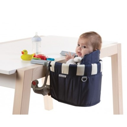 high chair hangs on table