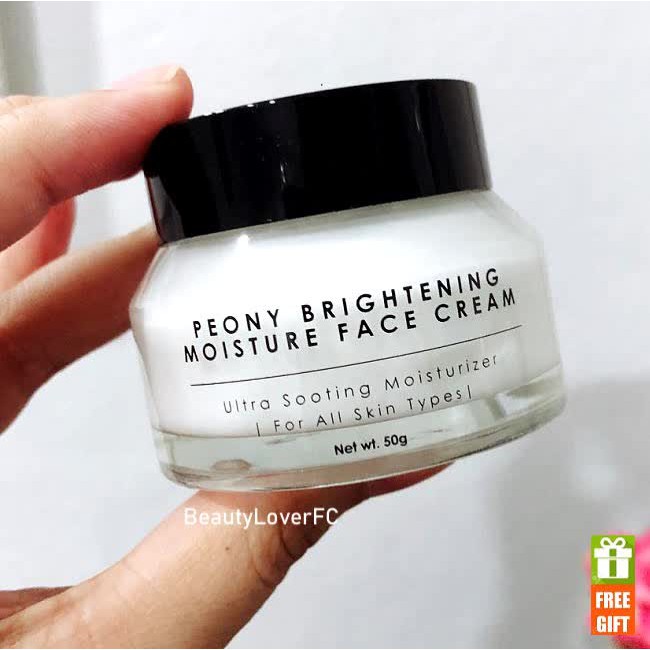 Alha Alfa Moisturizer Peony Brightening Moisture Face Cream 50ml Shopee Singapore