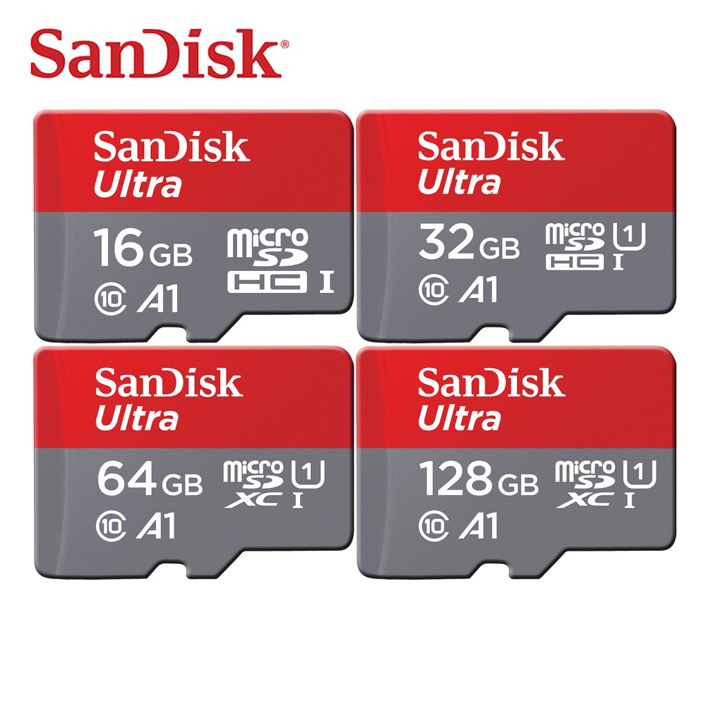 SanDisk A1 Ultra microSD UHS-I Card 16GB 32GB 64GB 128GB QUAR 10 Years ...