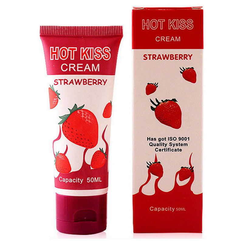 Lubricant For Sex Hot Love Kiss Edible Fruit Oil Strawberry Flavor
