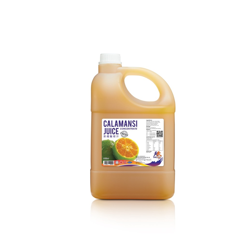 EveryDay Calamansi Juice Concentrate 浓缩酸柑汁 4L Shopee Singapore