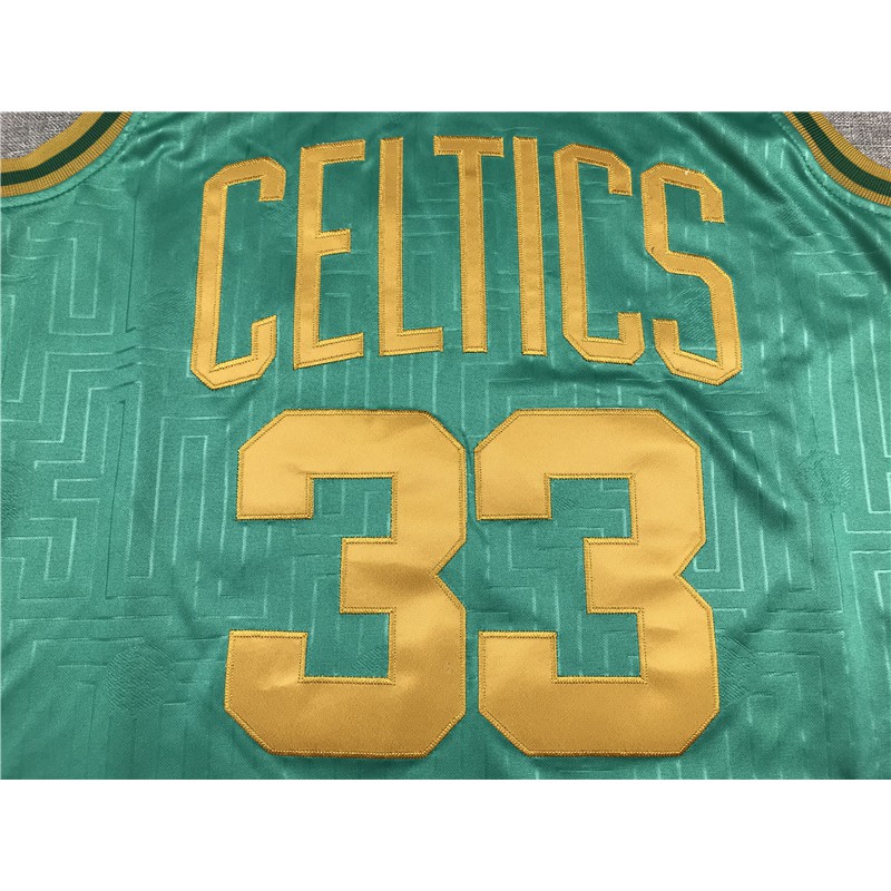 celtics yellow and green jersey