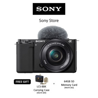 Sony Singapore ZV-E10L / ZVE10 / ZV Interchangeable-lens Vlog Camera / Mirrorless APSC Camera / w Kit Lens SELP1650