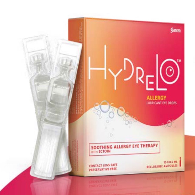 Hydrelo Allergy Lubricant Eye Drop Santen 0.5 ml x 10tubes exp 5/2023 Shopee Singapore
