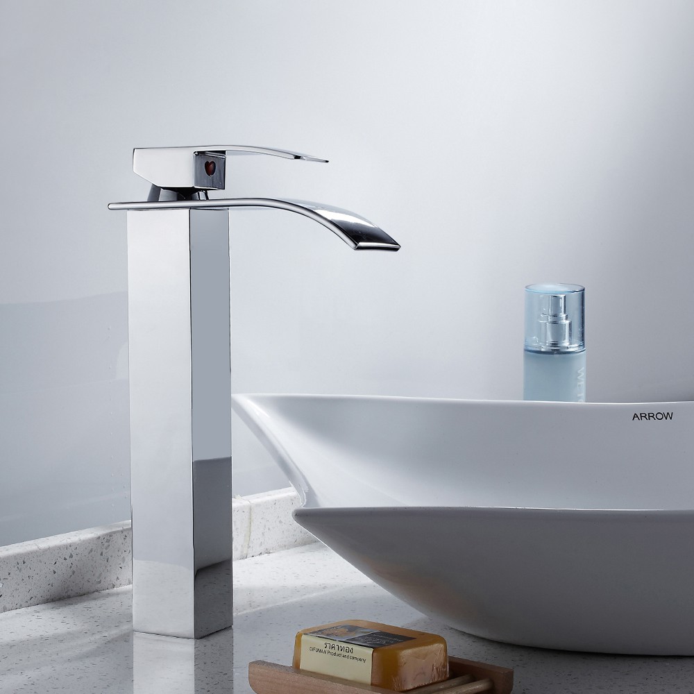 Waterfall Counter Top Basin Mixer Tap Taps Bathroom Sink Tall Chrome Faucet Shopee Singapore Waterfall Counter Top Basin Mixer Tap Taps Bathroom Sink Tall Chrome Faucet Shopee Singapore
