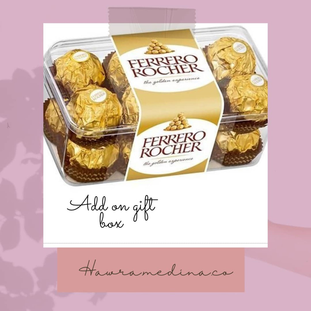 Shop Malaysia Add On Chocolate Gift Box Ferrero Rocher Shopee Singapore