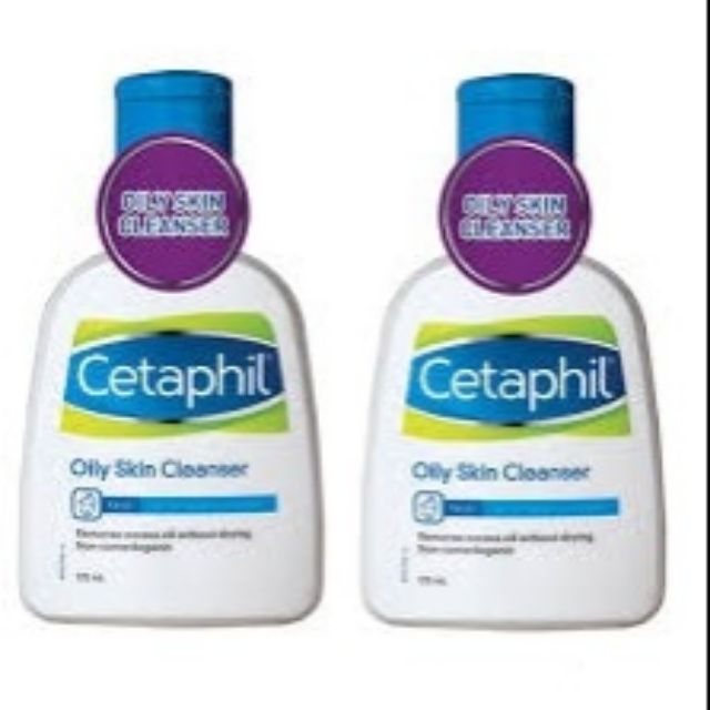 Shop Malaysia Cetaphil Oily Skin Cleanser 125 Ml X2 Shopee Singapore