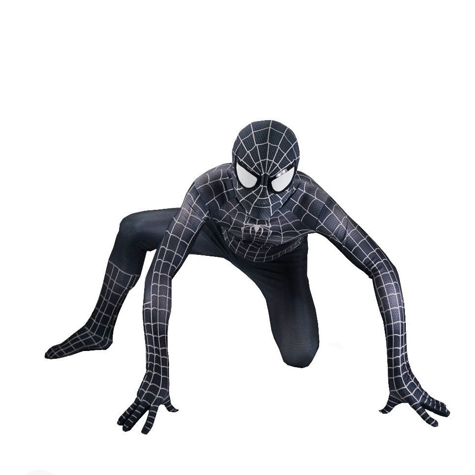 Skin tight spiderman suit