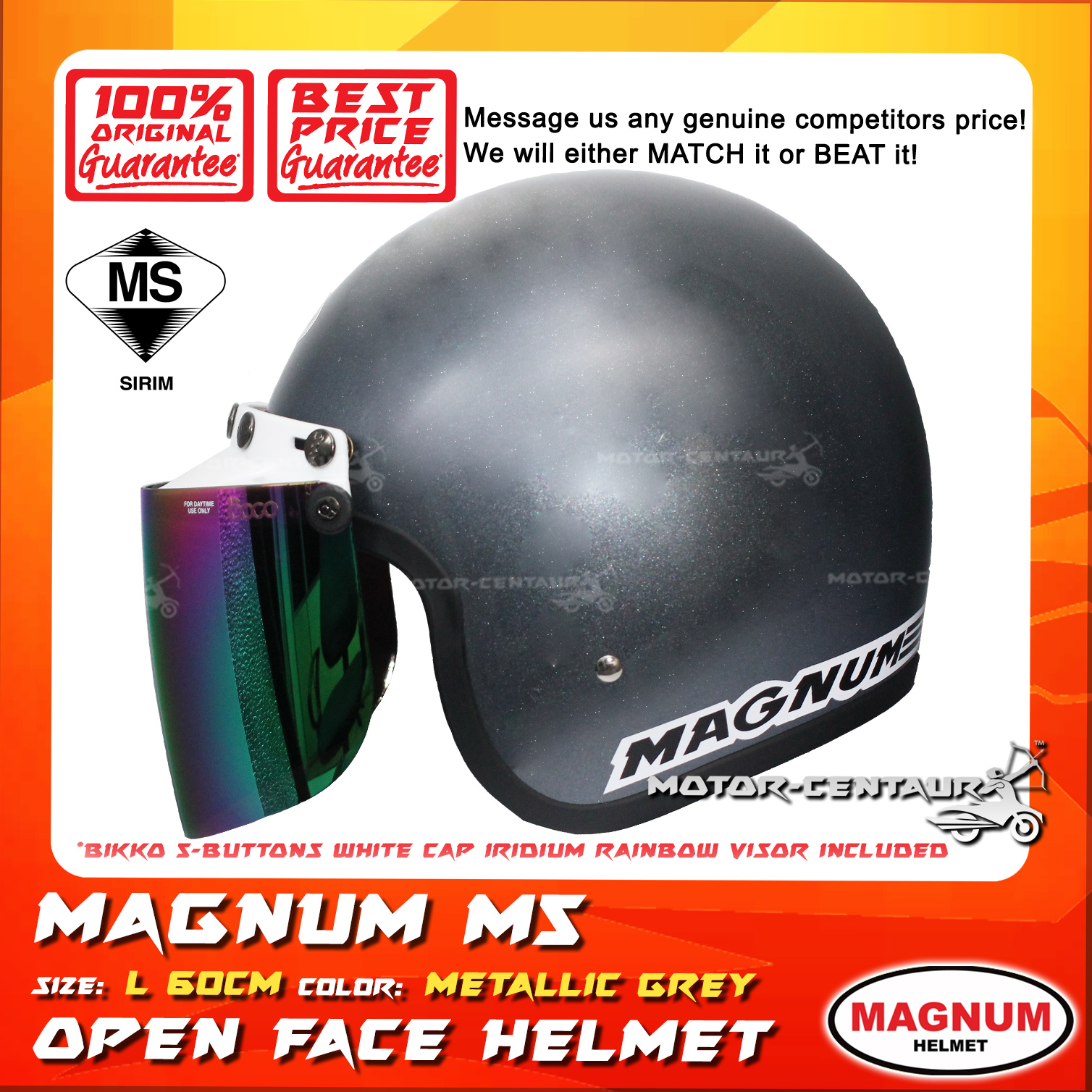 iridium rainbow visor