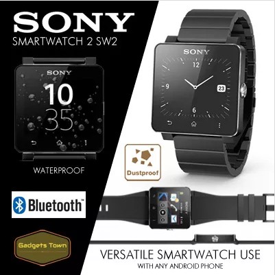 Authentic Local Sony Smartwatch 2 Ip57 Dust And Water Resistant Watch Shopee Singapore