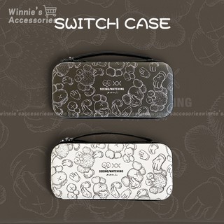 Kaws Switch Storage Bag For Nintendo Switch NS Portable Shock-Proof Elastic Band Cartoon Switch Lite Case Cover