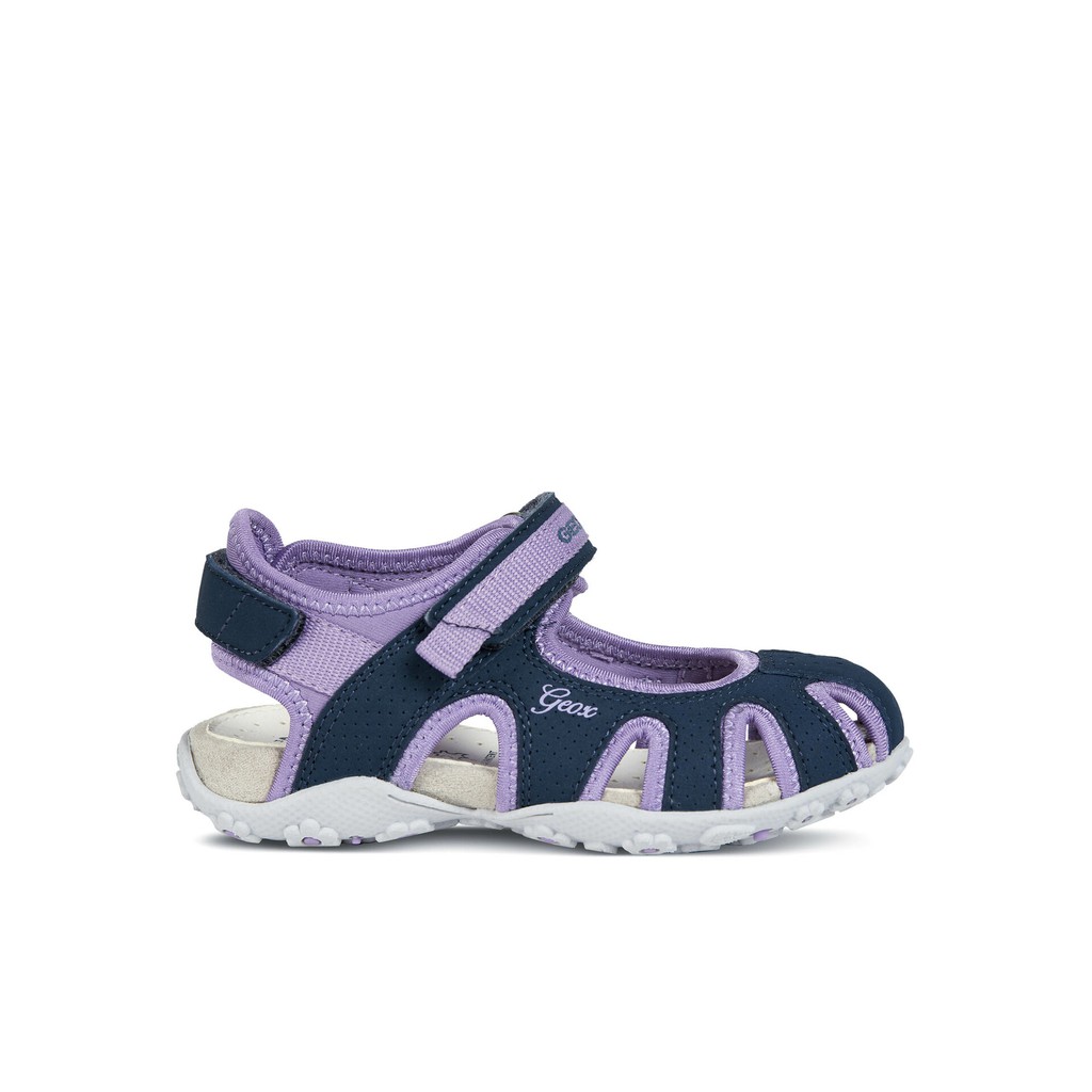 Manier Ounce Individualiteit Geox Junior Shoes Girl Sandal Jr Sandal Roxanne Navy/Lilac | Shopee  Singapore