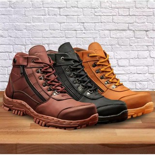 - Crocodile Boots Vantely Safety 6inc Casual Work Shoes Field Work/Hiking/Touring/Bikers 3colors Black, Tan, Brown