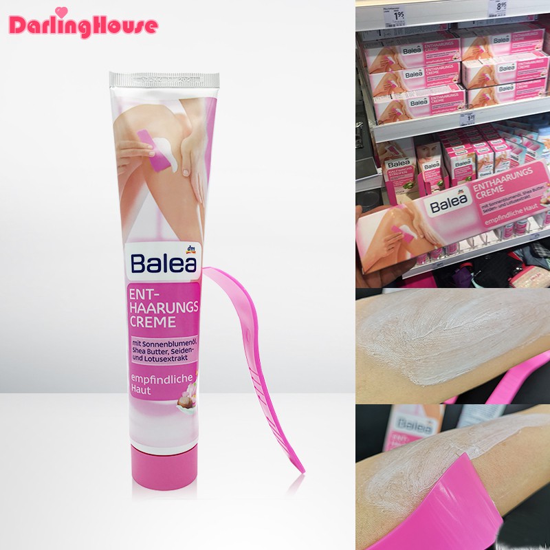 Ready Stock Germany Dm Balea Hair Removal Cream With Shaving Spoon For Free 125ml Shopee Singapore