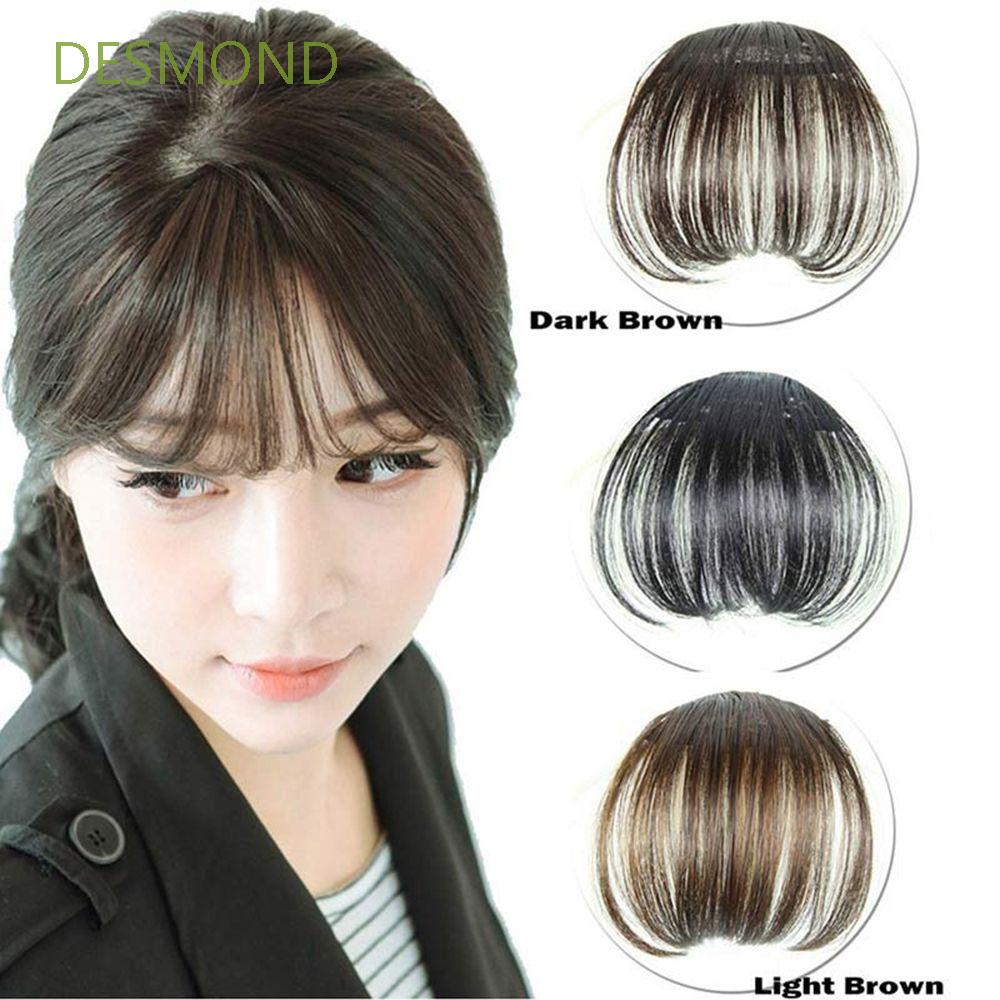 DESMOND Two Side Bangs Air Bangs Thin Invisible Fringe Hairpieces False Hair  for Women Accessories Hair Extension Clip In Bangs Hair Styling Front Neat  Bang Synthetic/Multicolor | Shopee Singapore