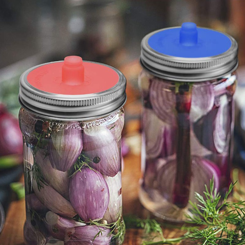 Home & Garden 5pcs Airlock Fermentation Lids Silicone Wide Mouth Easy