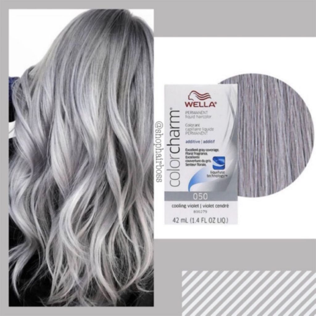 WELLA Color Charm Toner 050 Cooling Violet | Shopee Singapore