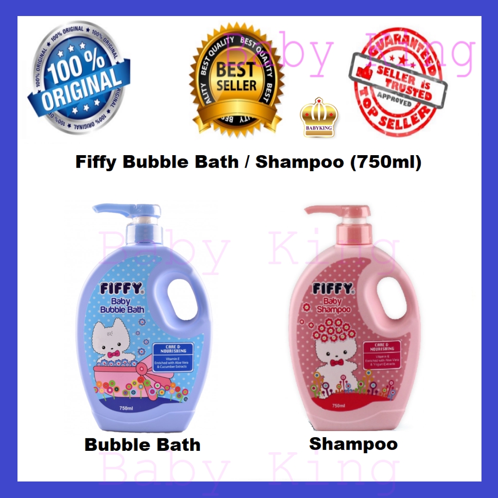 Shop Malaysia Original Fiffy Baby Bubble Bath Baby Shampoo 750ml Shopee Singapore