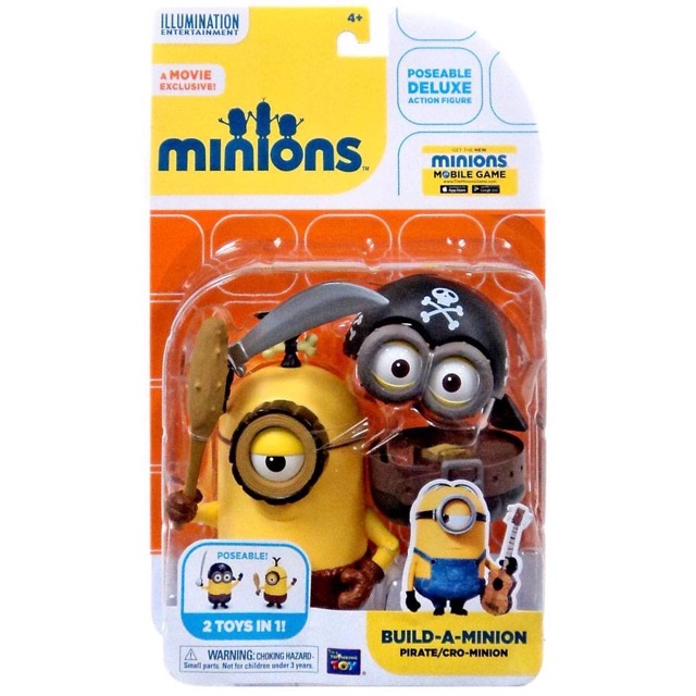 Illumination Entertinment Minion 20180 pirate/cro-minion 2 in 1 ...