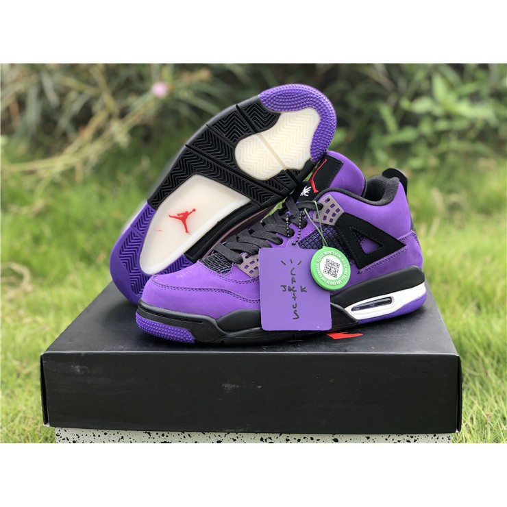 Travis Scott x Air Jordan 4 Purple 