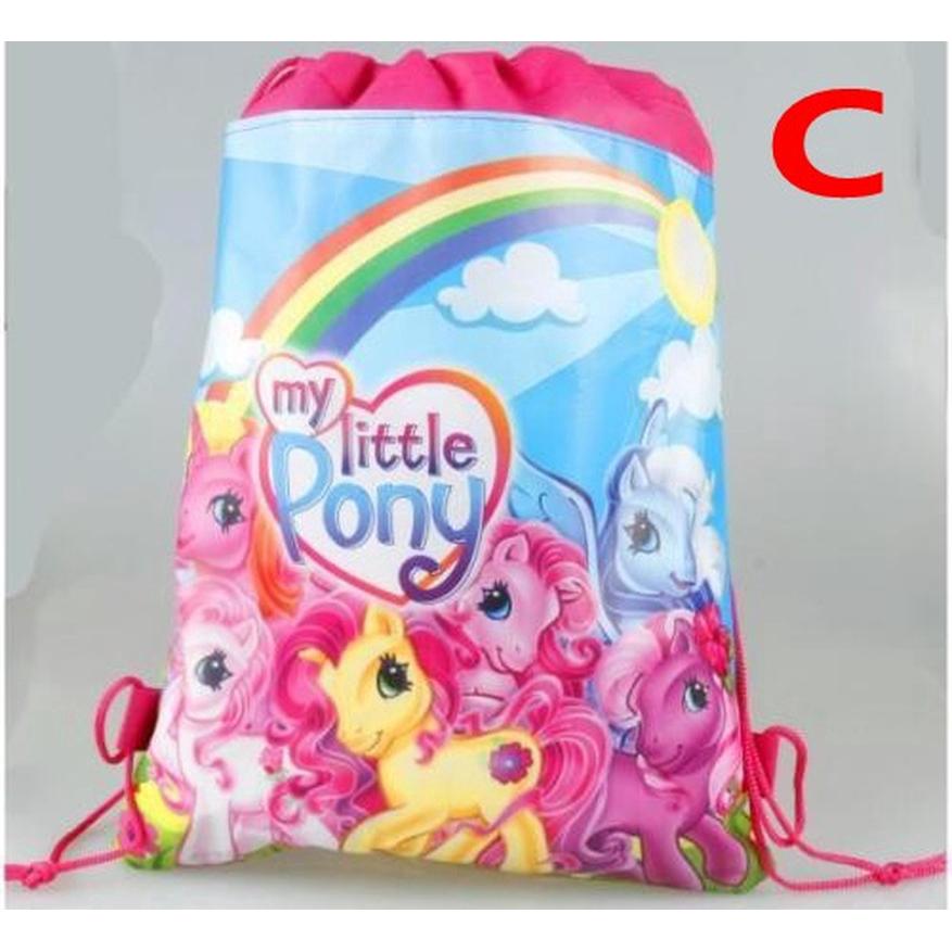 My Little Pony Girls Drawstring Bag Goody Backpack Kids Beach Party ...