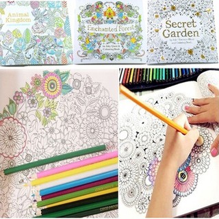 Download Coloring Books For Adults Kids Relieve Stress Graffiti Drawing Shopee Singapore