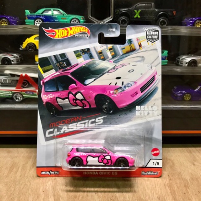 hot wheels hello kitty civic