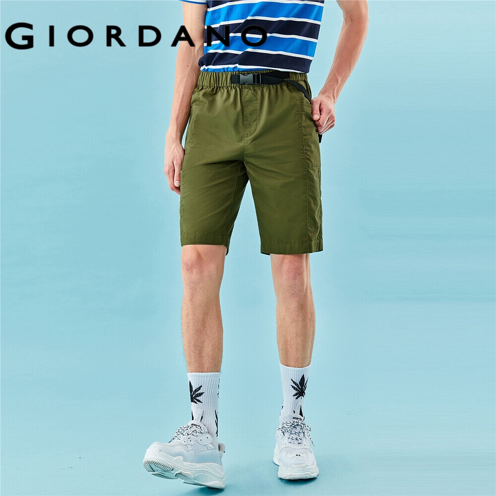 cargo shorts elastic waistband