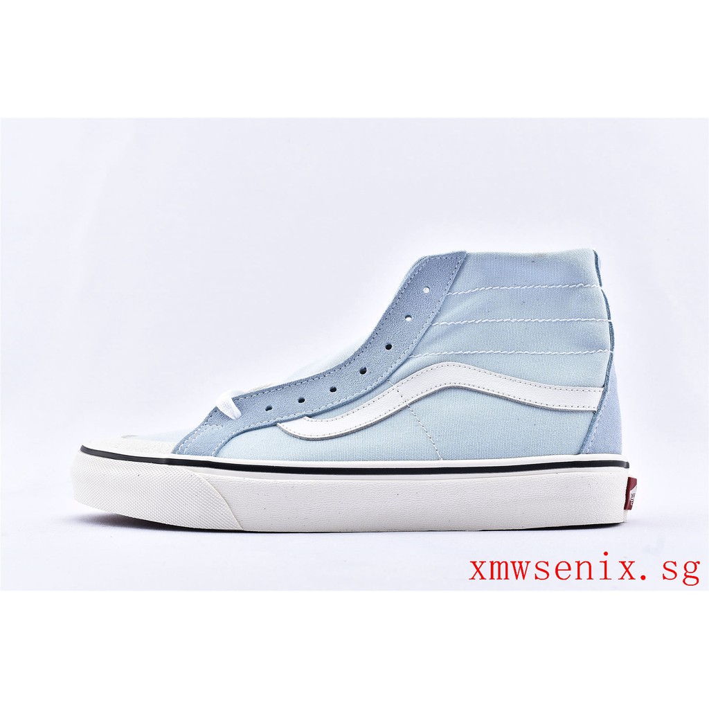 light blue vans high tops