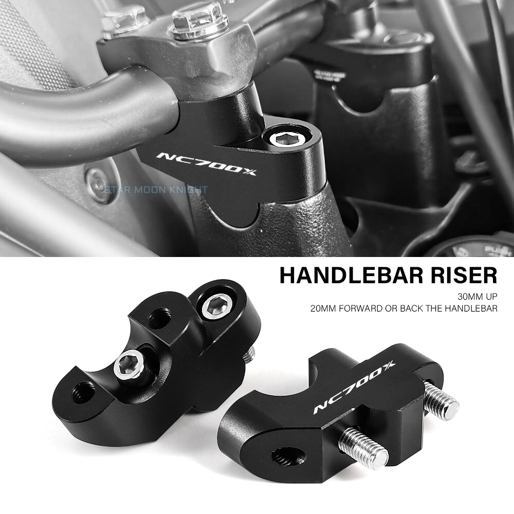 Handlebar Riser,CNC Motorcycle Riser Durable Motorcycle Handlebar